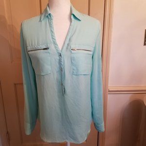 Express Mint Green Blouse Size Small